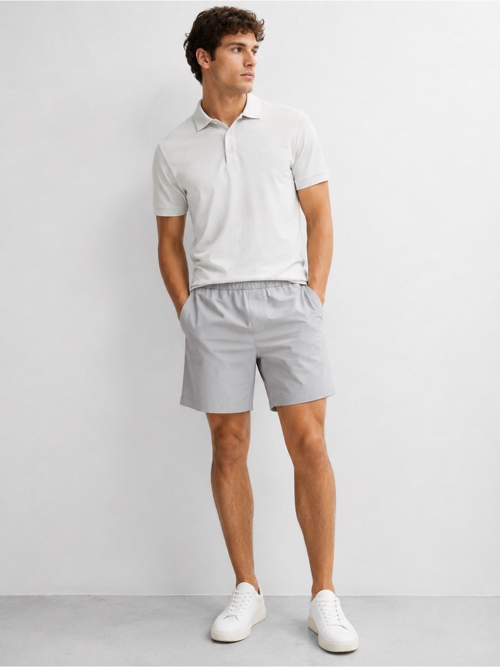 Hudson North Men’s Pull-On Golf Shorts Gray Size S
